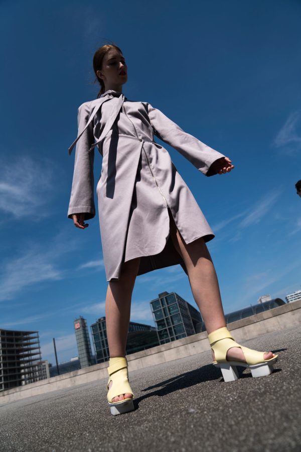 Adjustable Grey Summer-Coat Online-Schn?ppchen