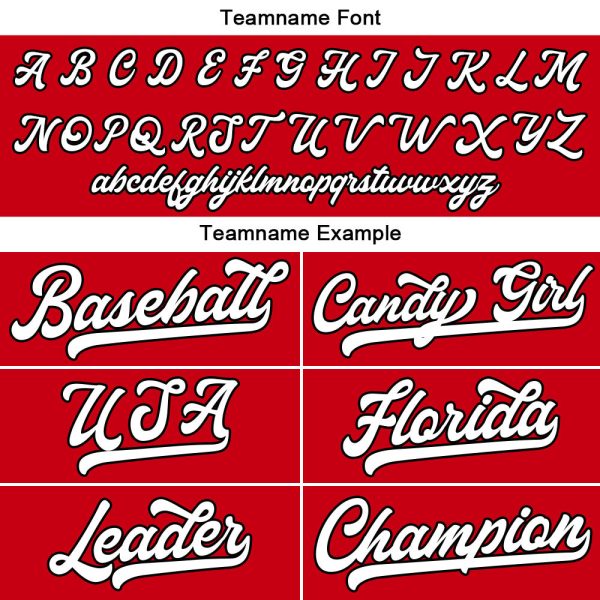 Benutzerdefinierte Authentisch Baseball-Trikot Rot Netz Online – Bild 5