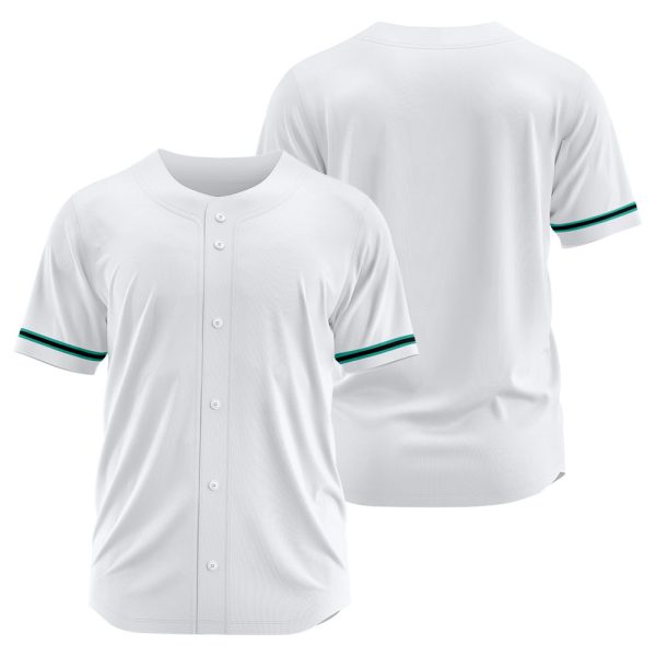 Benutzerdefinierte Authentisch Baseball-Trikot Weiss Netz Zu verkaufen – Bild 2
