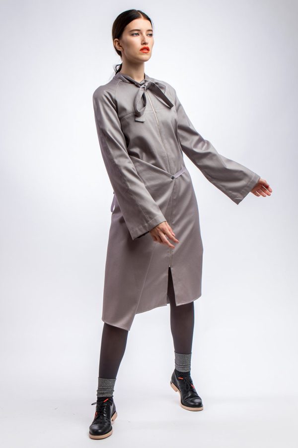 Adjustable Grey Summer-Coat Online-Schn?ppchen – Bild 2