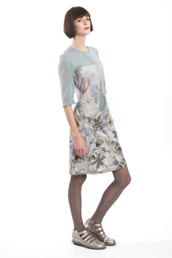 Slim Dress Grey-Blue Jetzt online – Bild 2