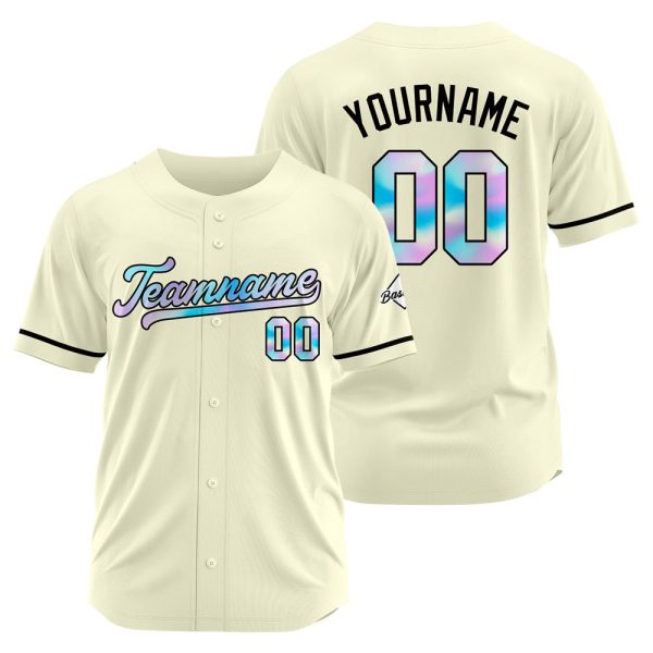 Benutzerdefinierte Authentisch Baseball Creme Mode