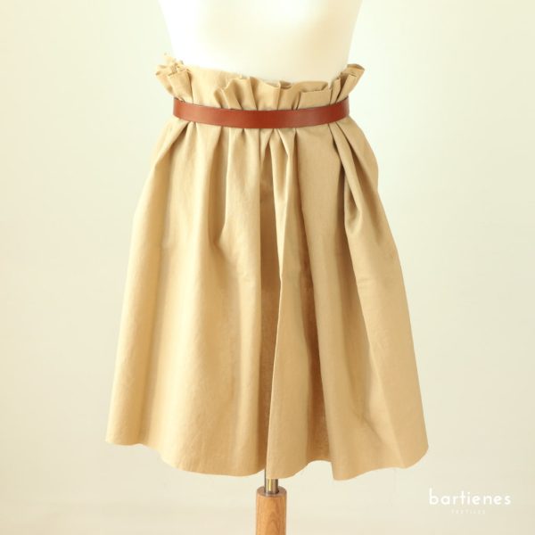 Leinen-Baumwoll Stoff gewaschen mittelschwer in Sand-Beige Online-Verkauf – Bild 3
