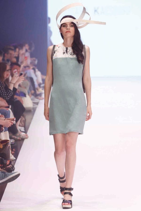 Dress Slim Flower-Green Online-Verkauf – Bild 2