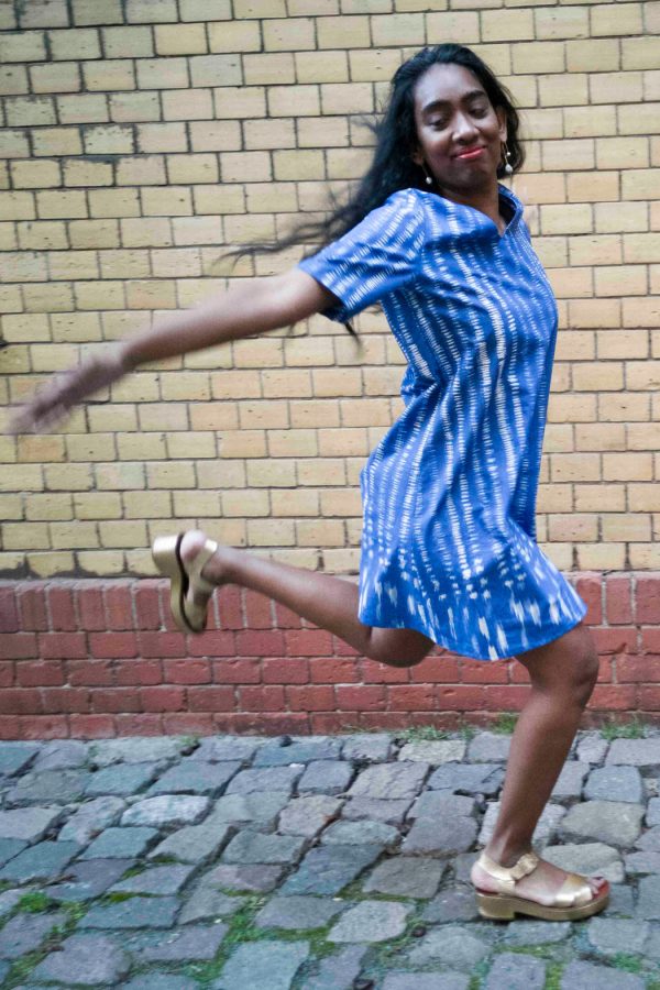 Blue Dotted Summer Dress Zu verkaufen – Bild 4