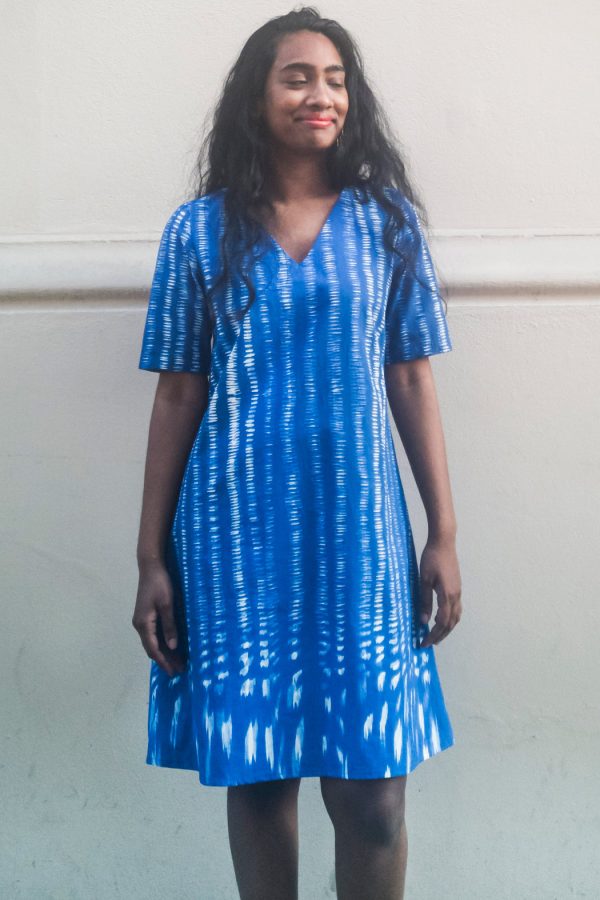 Blue Dotted Summer Dress Zu verkaufen – Bild 3