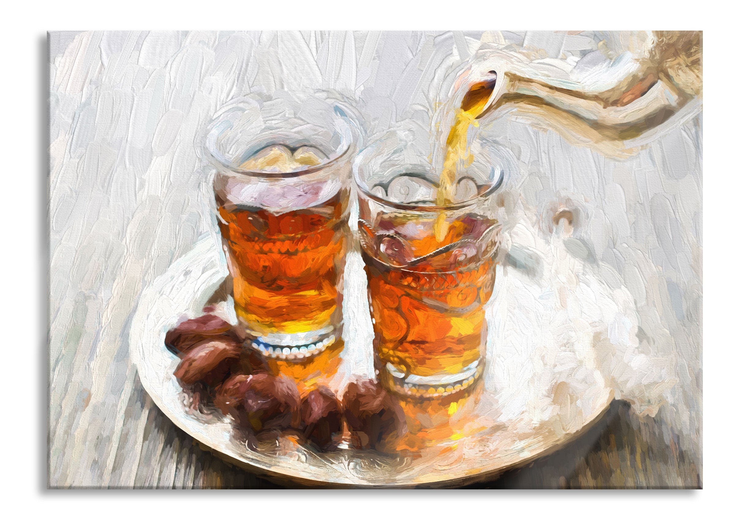 Arabischer Tee, Glasbild Verkauf